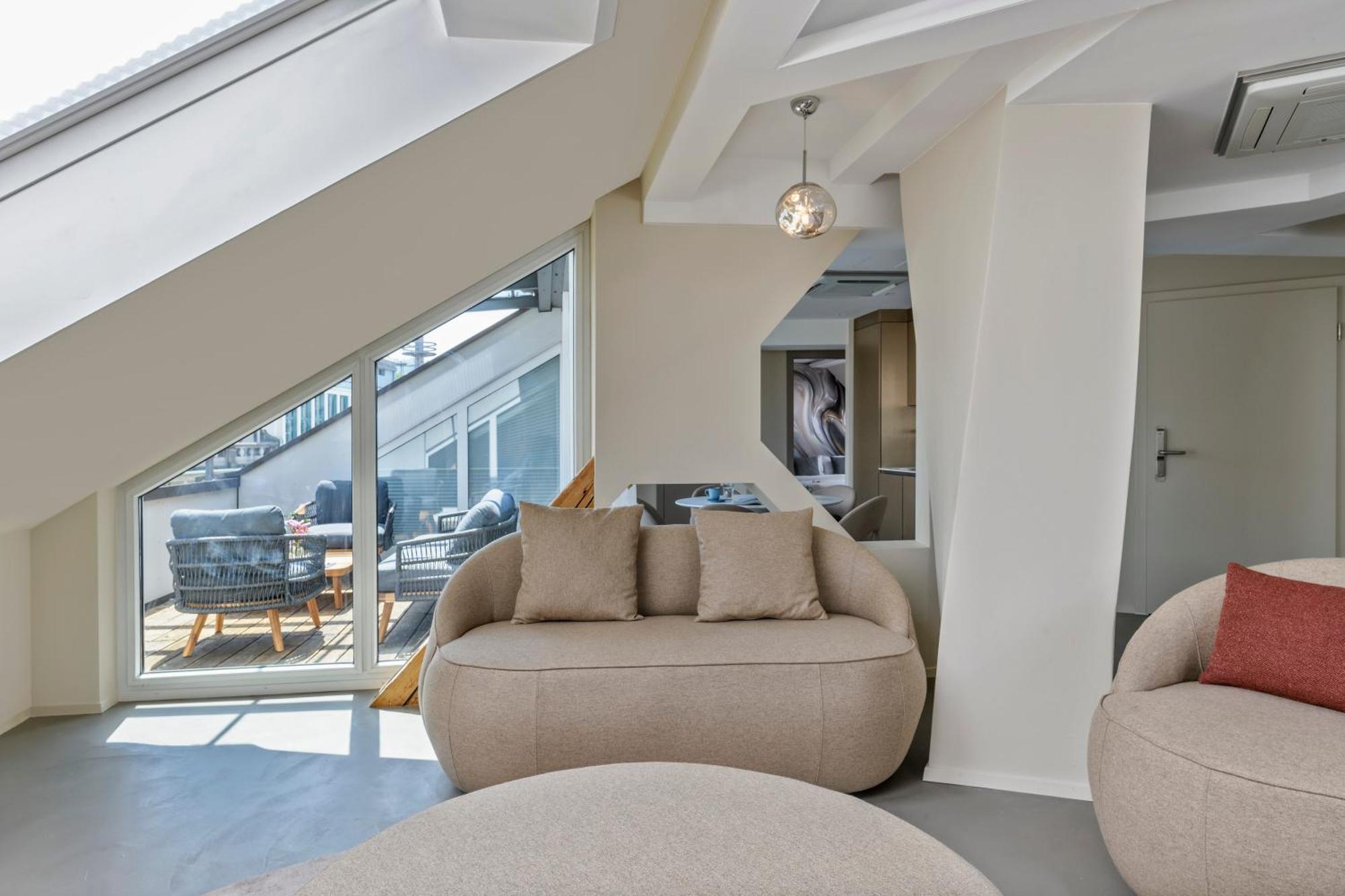 Visionapartments Brandschenkestrasse - Contactless Check-In Zürich Eksteriør bilde